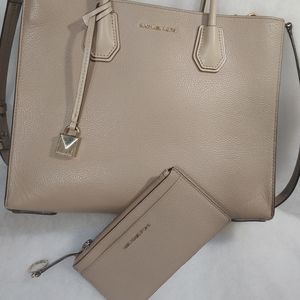 Gently used MK purse and wallet